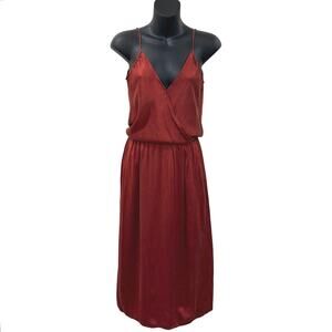 Y2K Vena Cava Silk Red Slip Dress